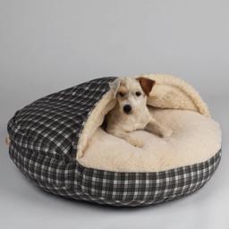 SnooZer Cozy Cave REGULAR Design Grey Plaid